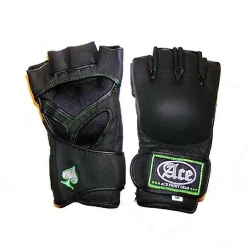 Ace Pro Leather MMA Gloves