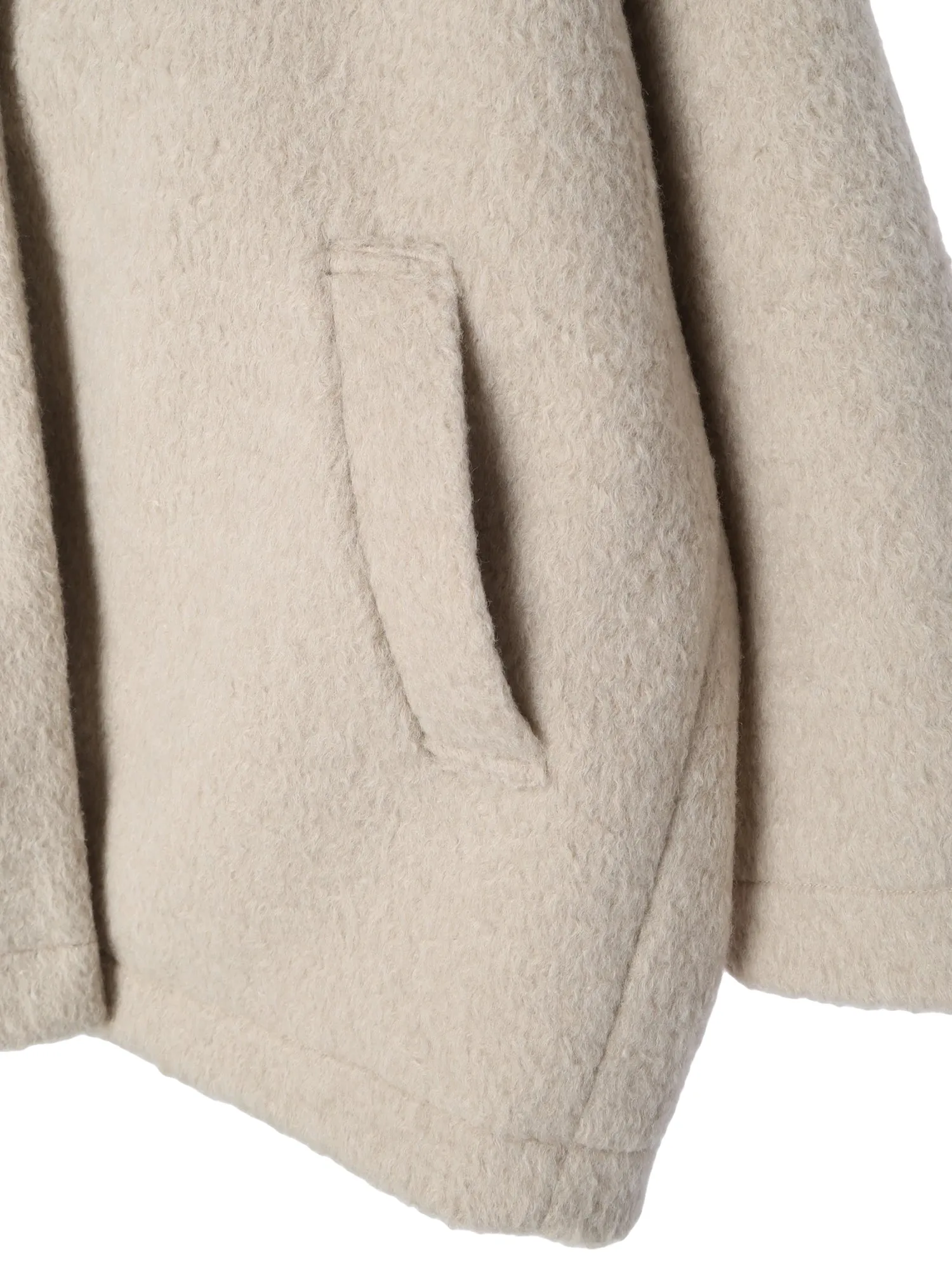 Araya Shaggy Cocoon Midi Coat
