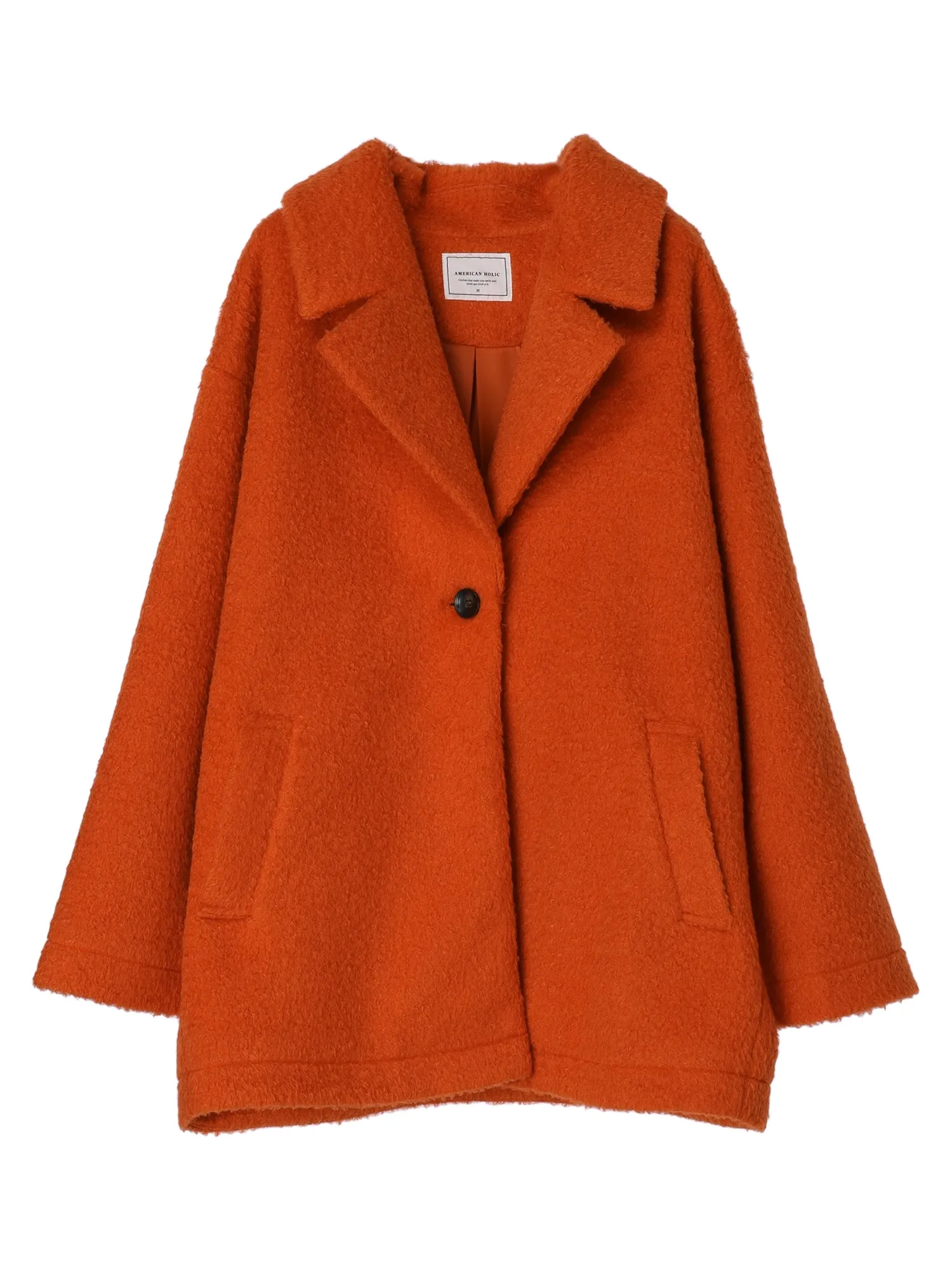 Araya Shaggy Cocoon Midi Coat