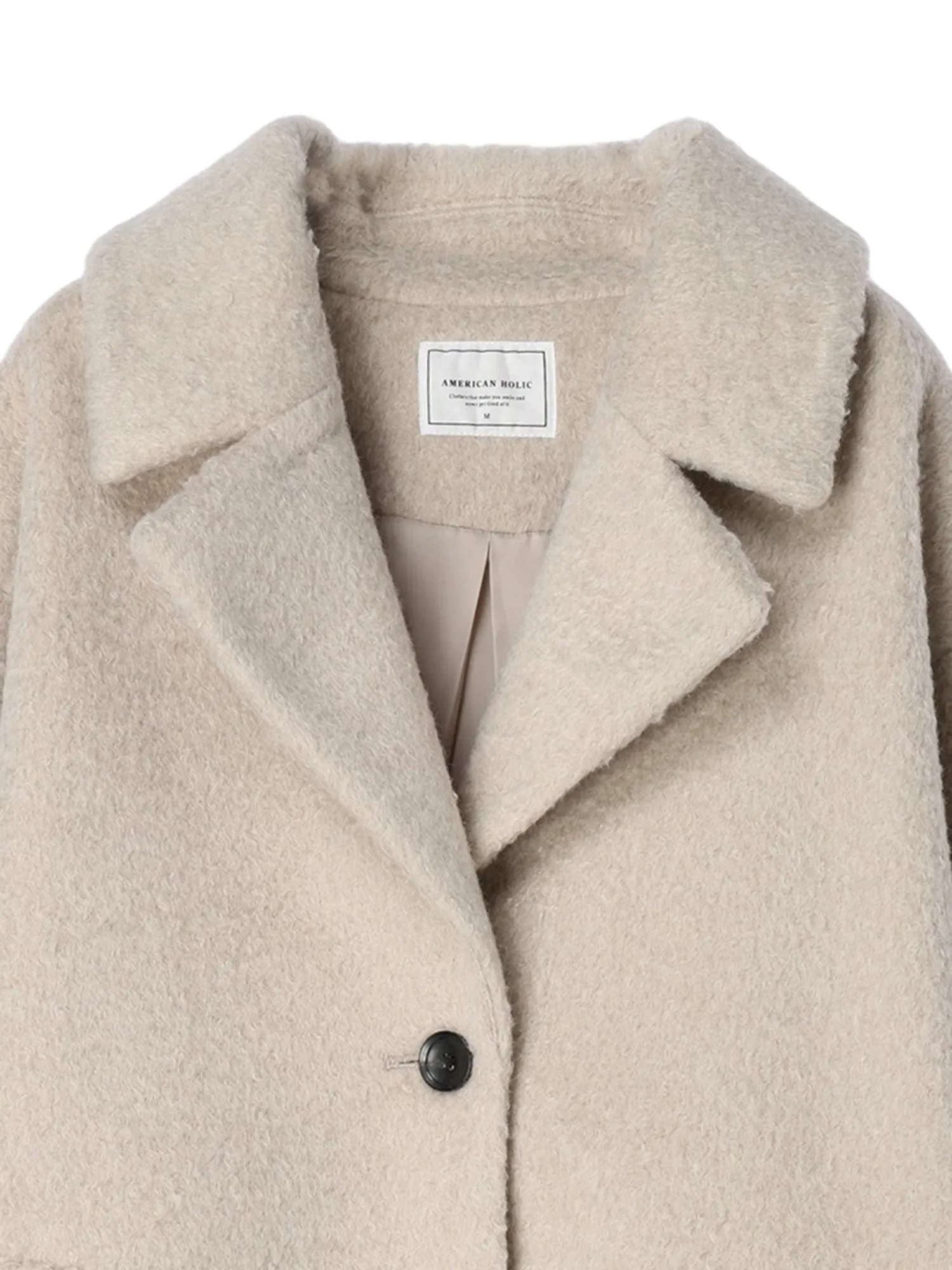 Araya Shaggy Cocoon Midi Coat