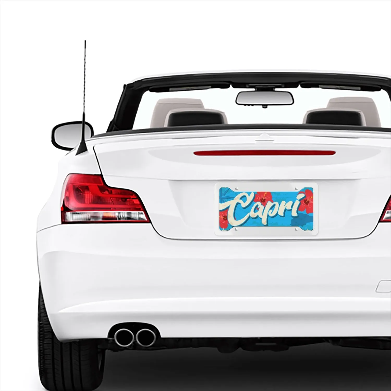 Capri License Plate Italian Style
