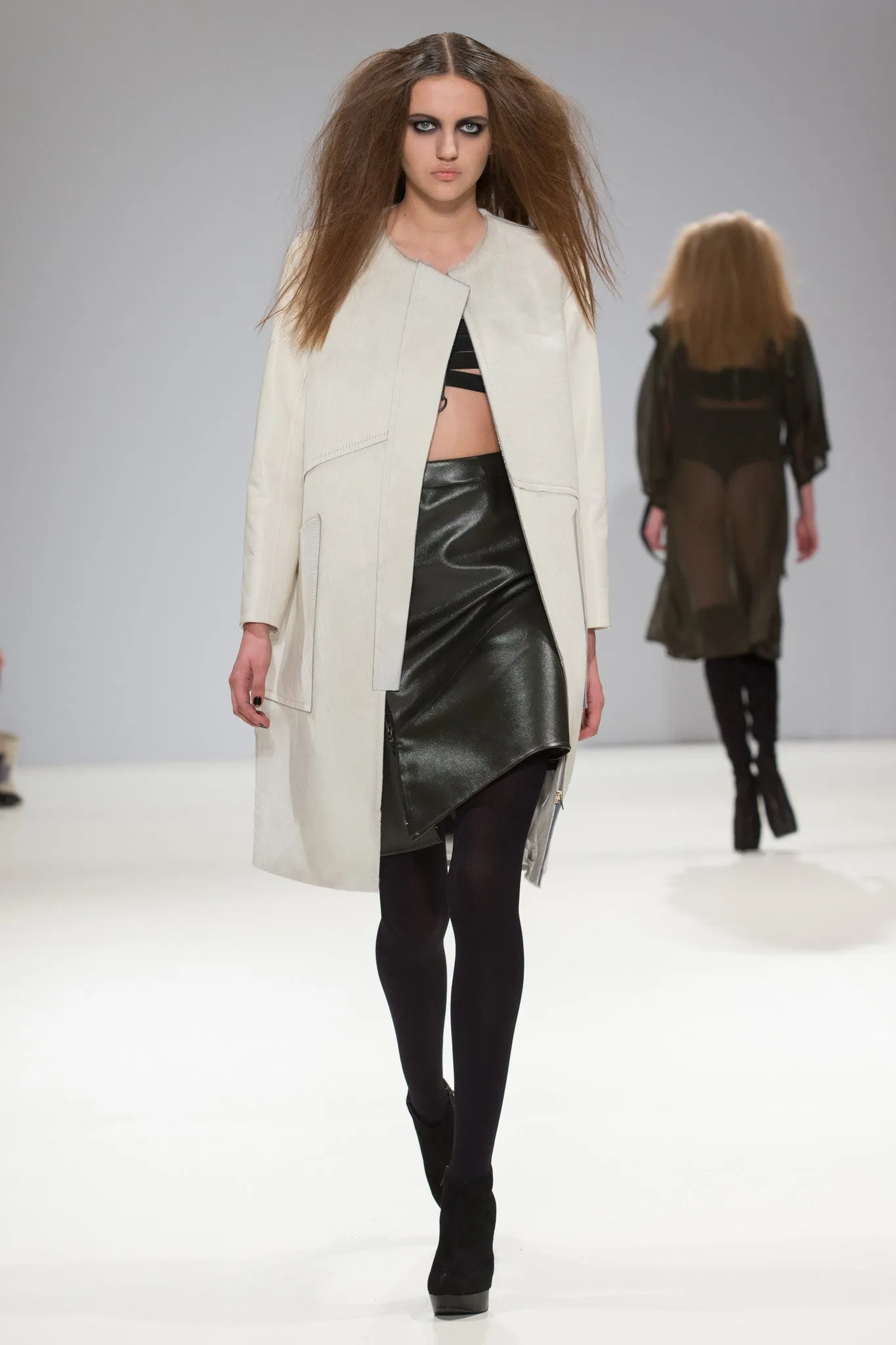 Cocoon Pony Hair Coat