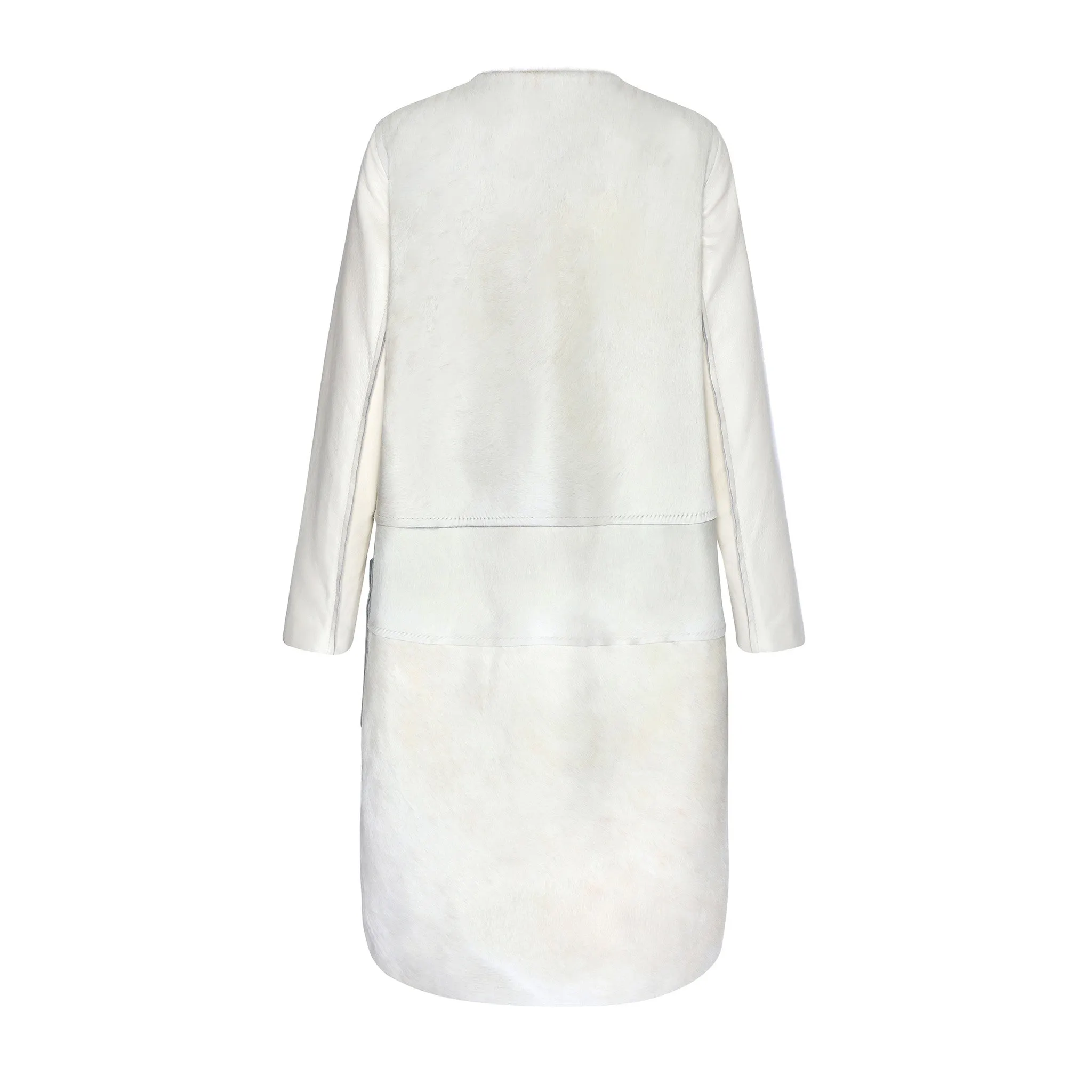 Cocoon Pony Hair Coat