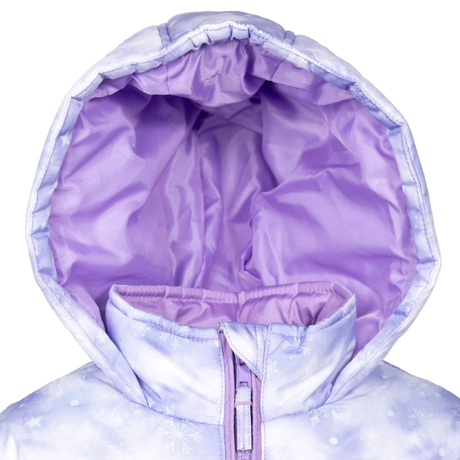 Disney Frozen Zip Up Winter Coat Puffer Jacket