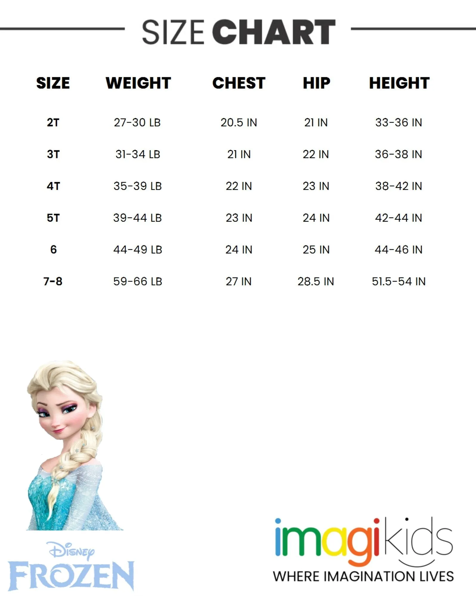 Disney Frozen Zip Up Winter Coat Puffer Jacket