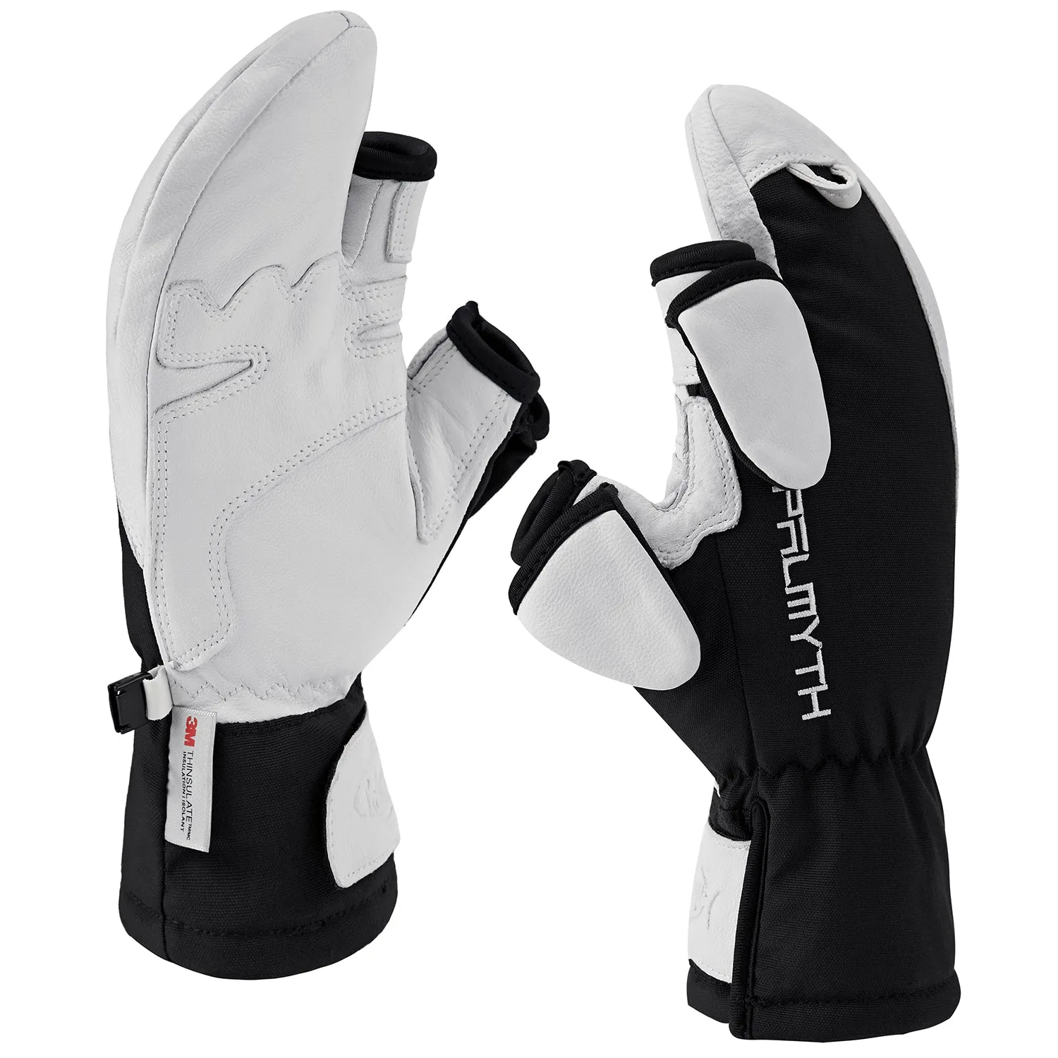 Magnets Convert Leather Gloves 2 Cut Fingers
