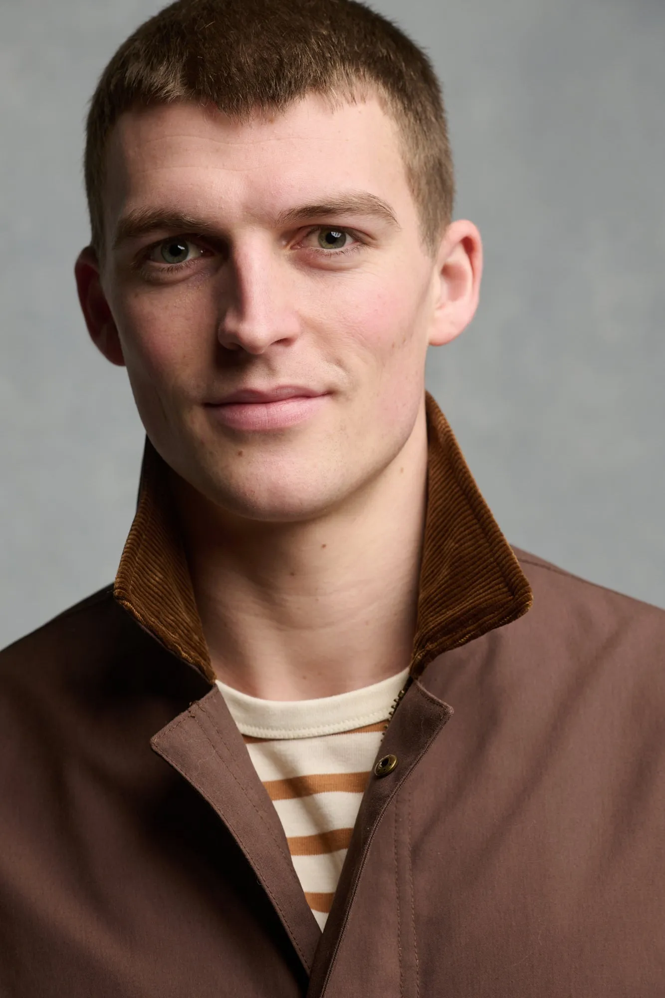 Men's Waxed Car Coat - Brown