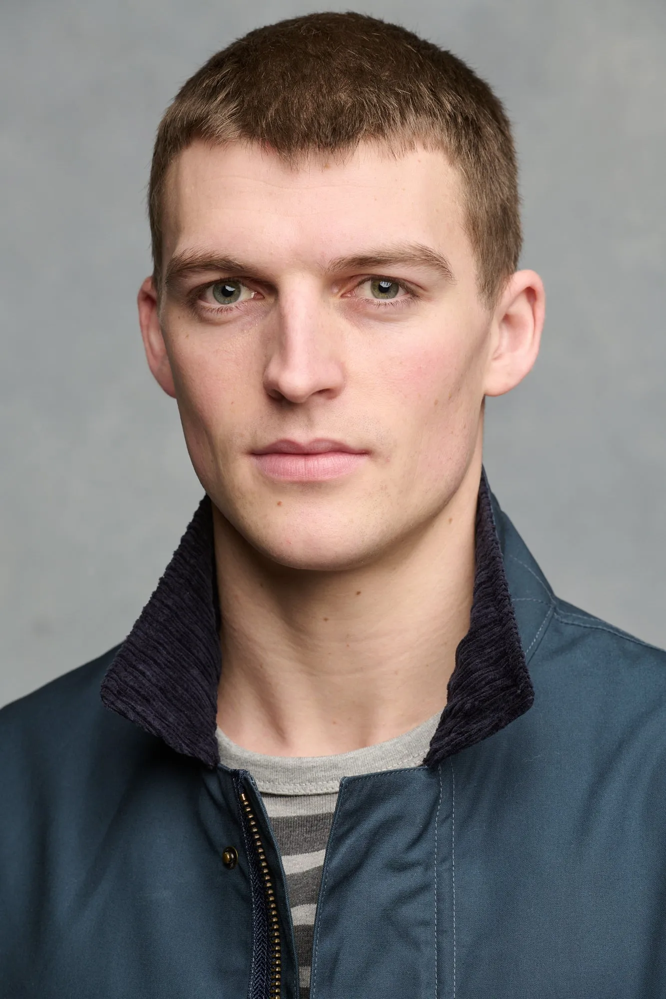Men's Waxed Car Coat - Navy