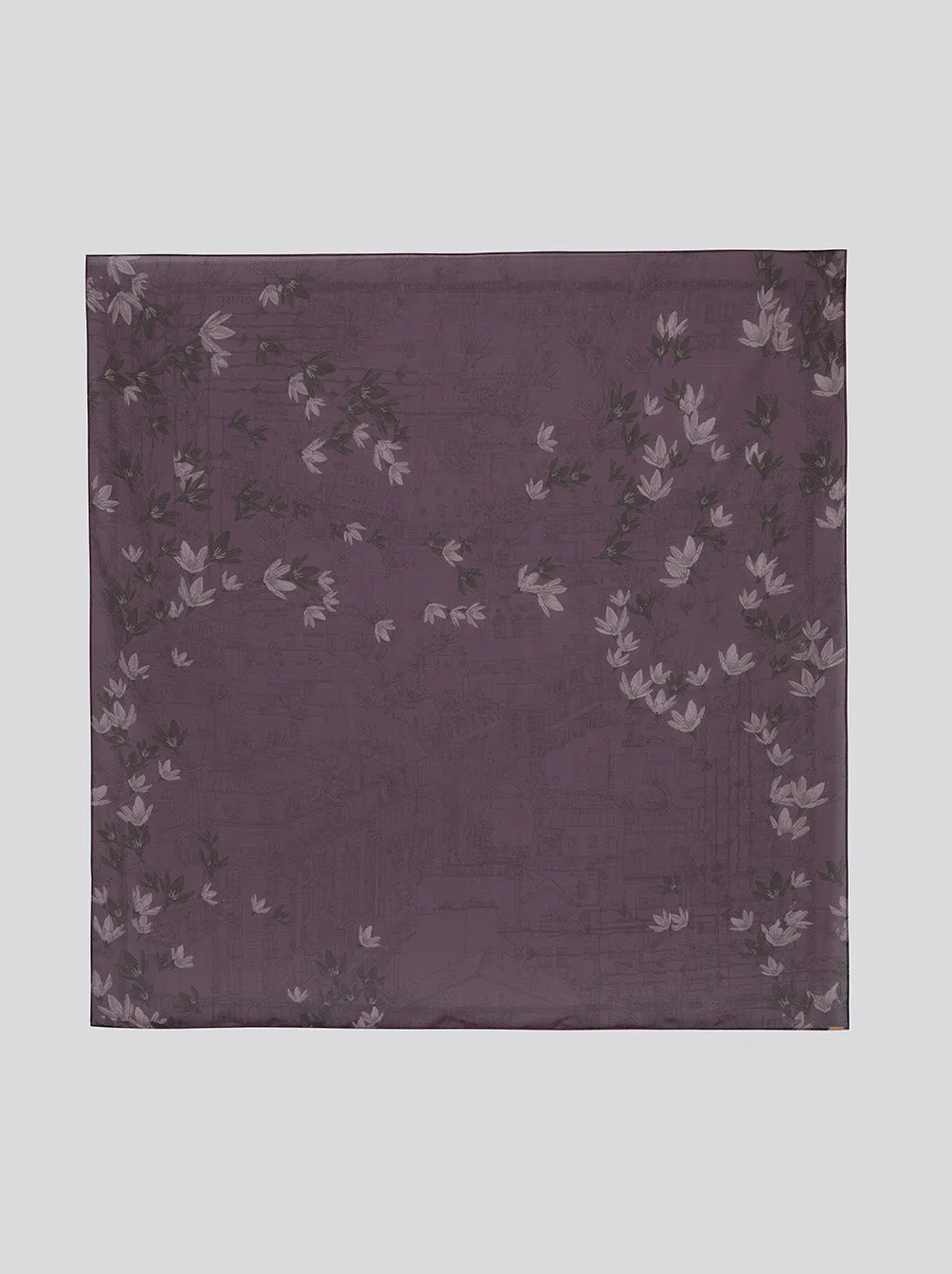 ORVA PARIS SIGNATURE SCARF RASPBERRY