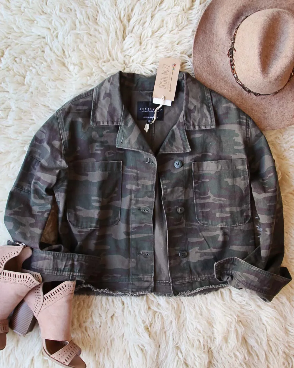 Sanctuary Camo Coat