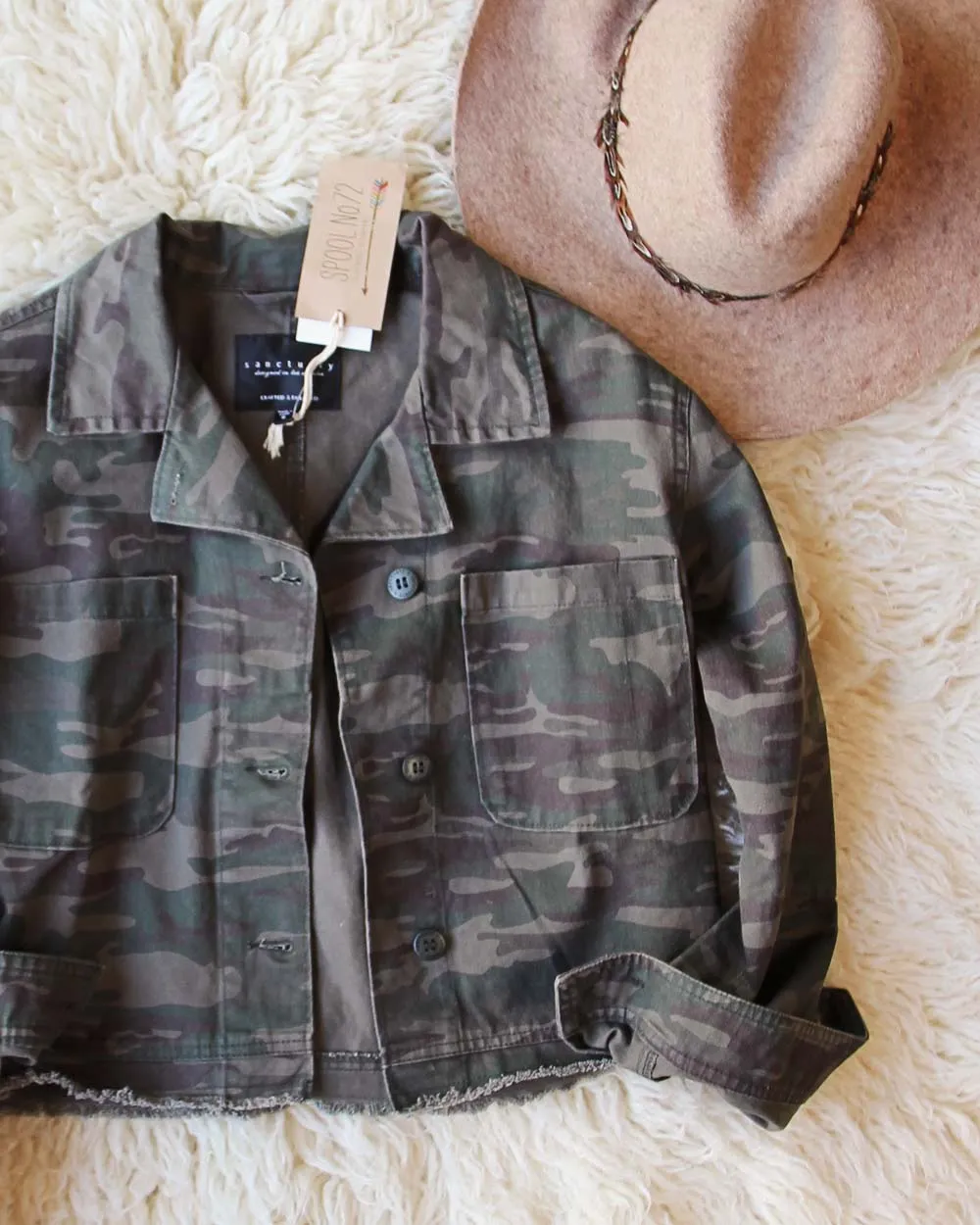 Sanctuary Camo Coat