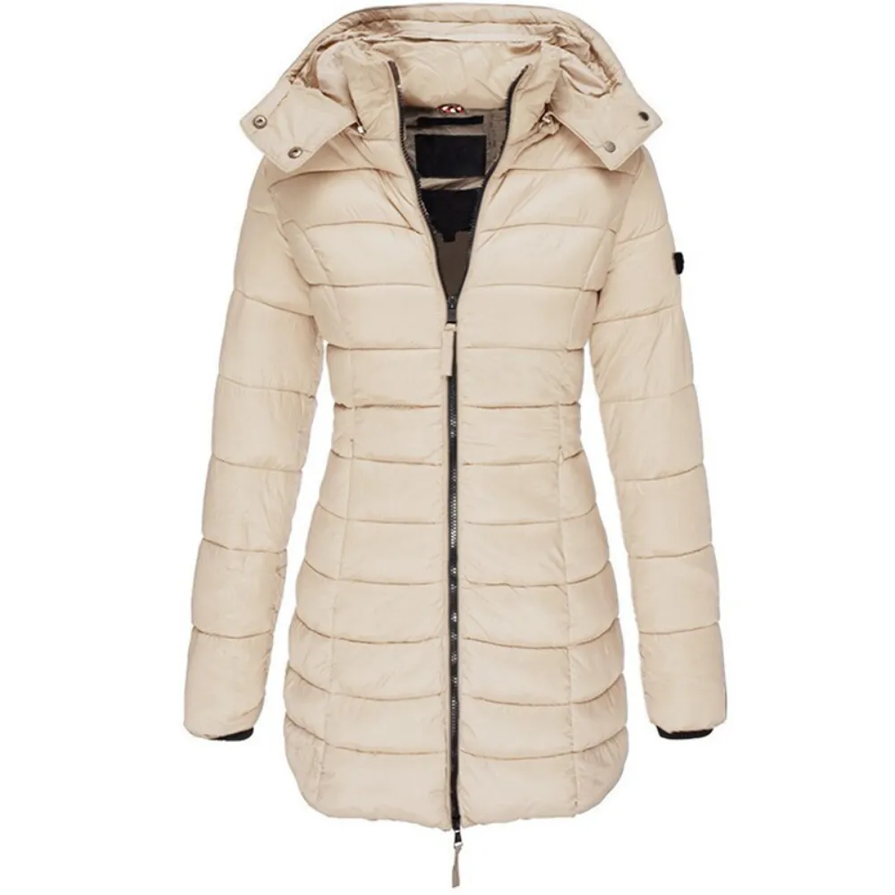 Sarah  Longline Puffer Coat with Hood
