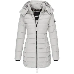 Sarah  Longline Puffer Coat with Hood